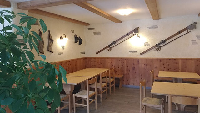 The tavern of Baita Cusini